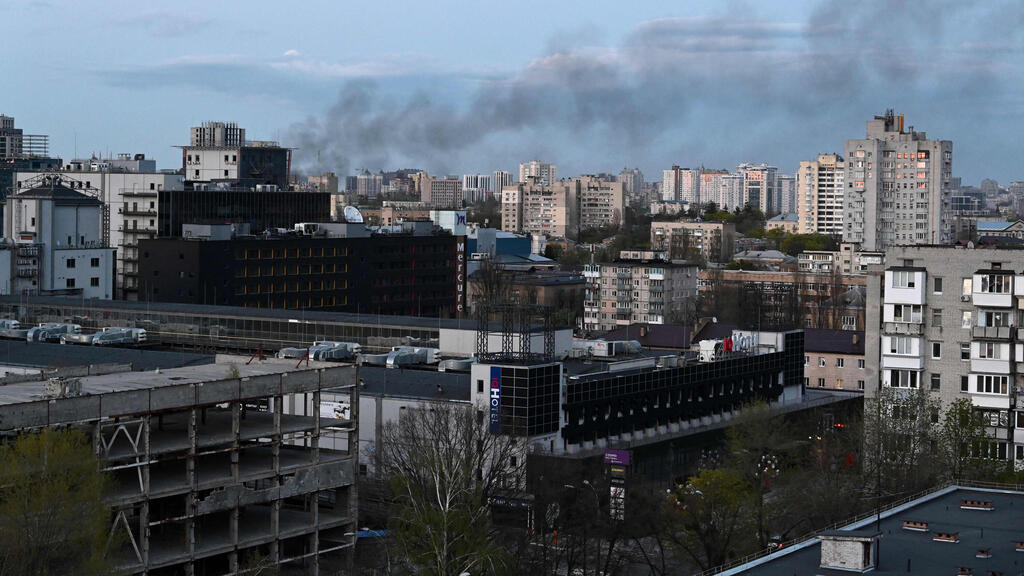 פיצוץ באזור קייב לטענת אוקראינה בגלל שיגור טיל על ידי רוסיה
