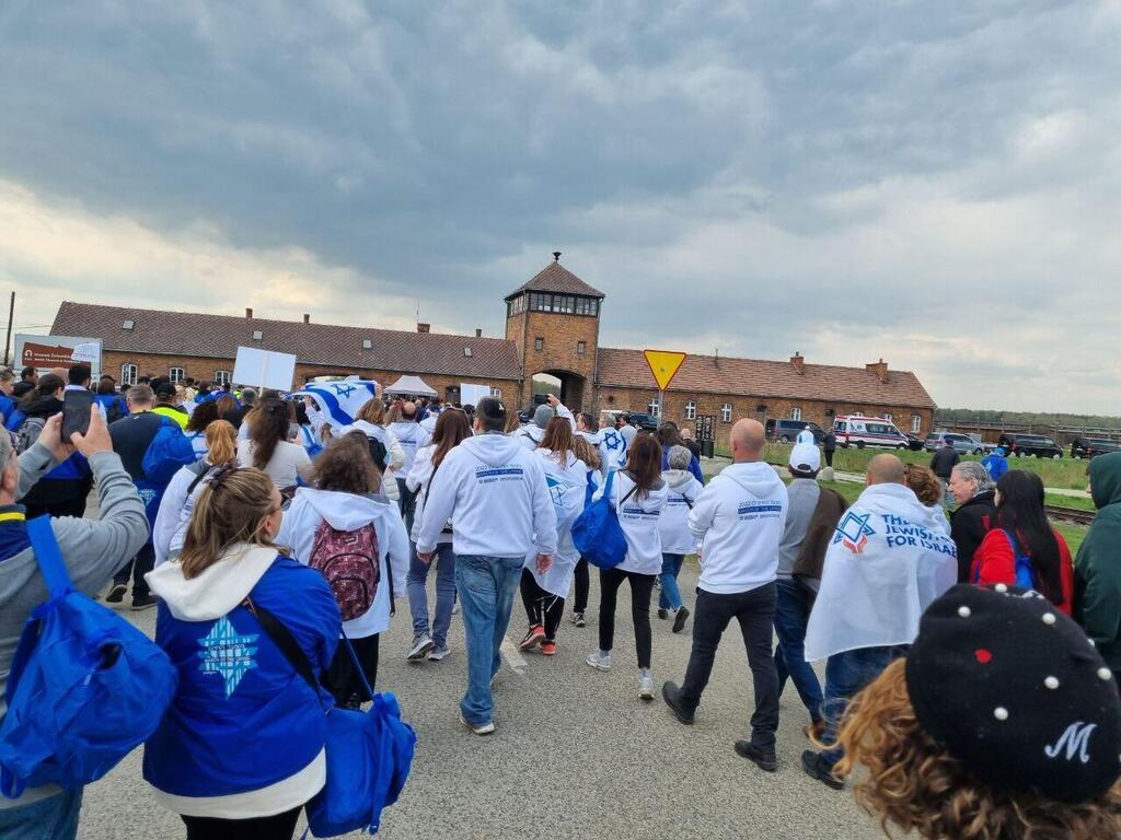 March of the Living (Photo: Iris Lifshitz Klieger) מצעד החיים באושוויץ