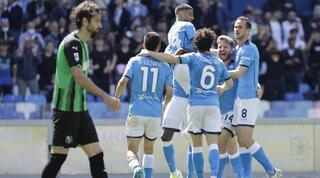 שחקני נאפולי חוגגים