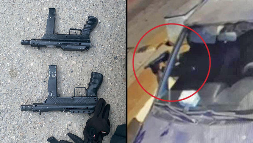 תיעוד הירי, כלי הנשק שנתפסו במעצר המחבלים מהפיגוע באריאל