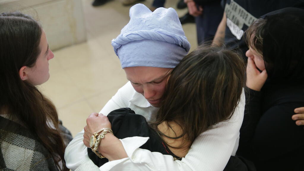 הלווייתו של ויאצ'סלב (דניאל) גולב שנרצח בפיגוע באריאל