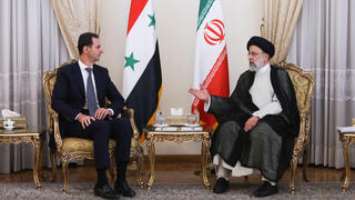 בשאר אסד ביקור ב טהרן איראן פגישה עם איברהים ראיסי ועלי חמינאי