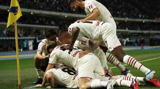 שחקני מילאן חוגגים