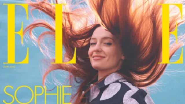 סופי טרנר על שער מגזין Elle