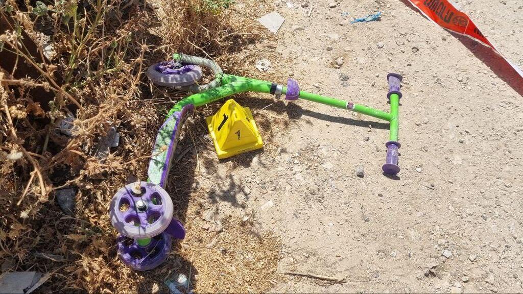 זירת תאונת הדרכים בלוד