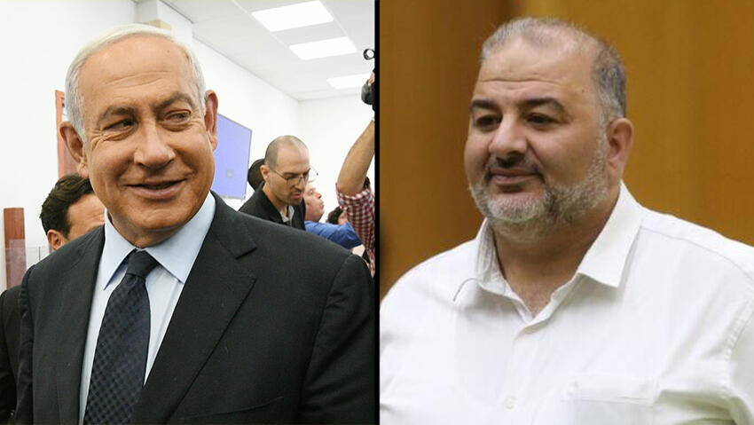 מנסור עבאס , בנימין נתניהו 