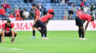 שחקני הפועל חיפה מאוכזבים