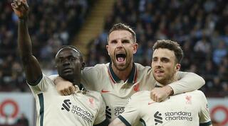 דיוגו ז'וטה, ג'ורדן הנדרסון וסאדיו מאנה חוגגים