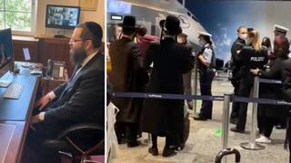 Раввин Йегуда Тайтель. Хасиды, снятые с рейса во Франкфурте