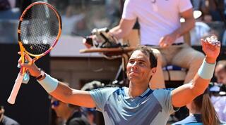 רפאל נדאל מאושר בסיום