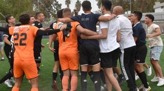 שחקני רמת השרון חוגגים