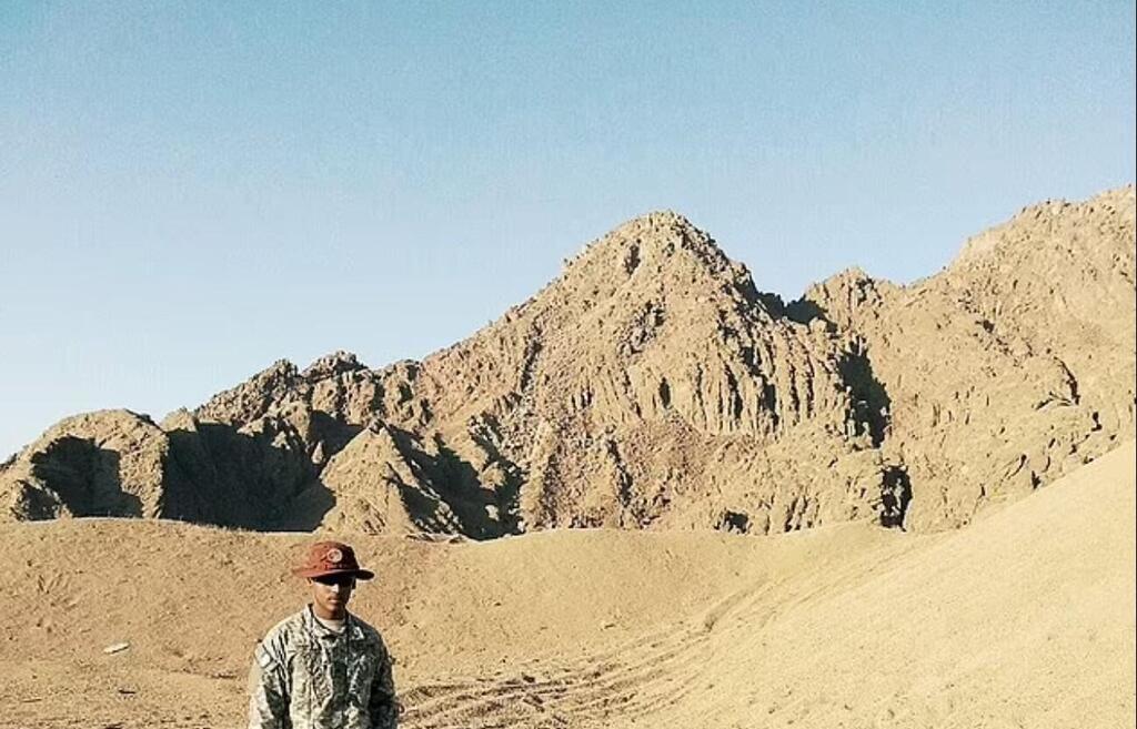 Vishal Singh, pictured in the Sinai