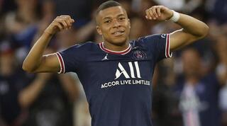 קיליאן אמבפה חוגג