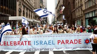 בני גנץ בצעדה למען ישראל בניו יורק