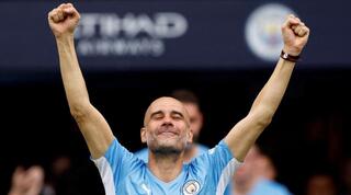 פפ גווארדיולה מאושר