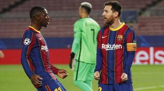 ליאו מסי ואוסמן דמבלה