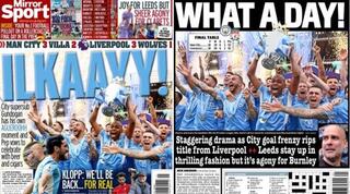 כותרות העיתונים באנגליה