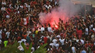 אוהדי מילאן חוגגים אליפות בעיר