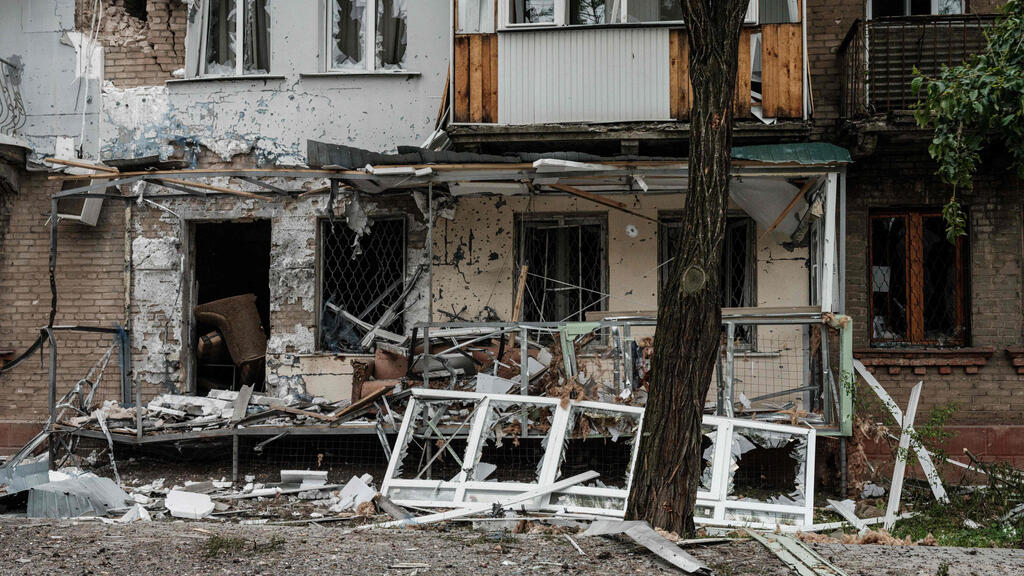 Северодонецк (Фото: AFP) נזקי המלחמה בסברודונצק