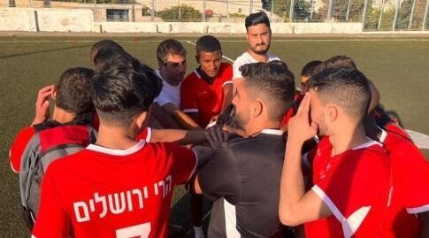 שחקני קבוצת הרי ירושלים