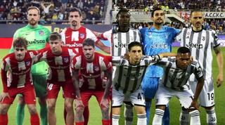 שחקני יובנטוס ואתלטיקו מדריד