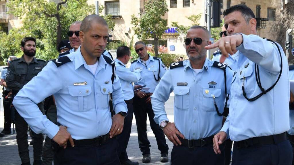 סיור שטח של משטרת מחוז ירושלים לקראת מצעד הגאווה שיתקיים בעיר