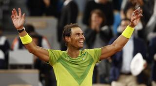 רפאל נדאל מאושר בסיום