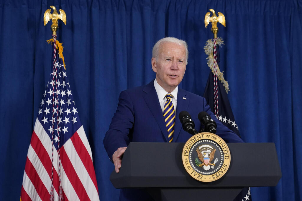 U.S. President Joe Biden (Photo: AP) ג'ו ביידן נשיא ארצות הברית ארה"ב נאום