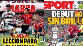 כותרות העיתונים בספרד