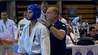 ארתור דן ומאמנו איציק אשכנזי