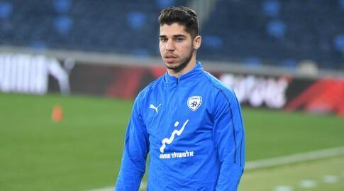 מנור סולומון באימון הנבחרת