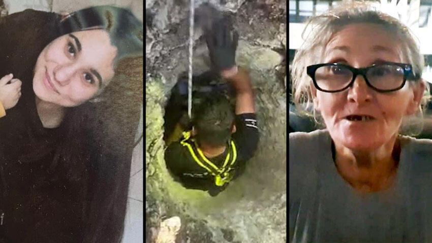 החיפושים אחר ספיר נחום בעיצומם: תיעוד מסריקות בבור מים