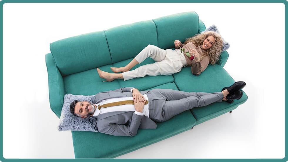 Раскладной угловой диван "Зула" (Фото: Асаф Ронен) Раскладной угловой диван "Зула"