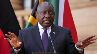 נשיא דרום אפריקה סיריל רמפוזה