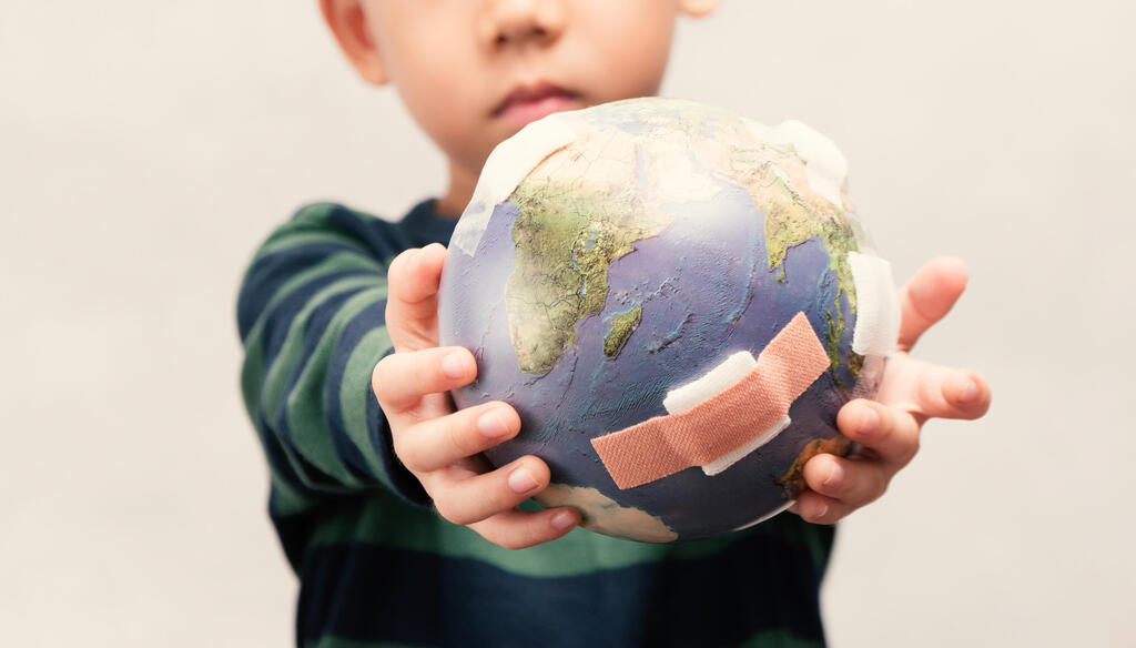 חינוך משבר אקלים אילוס אילוסטרציה התחממות כדור הארץ גלובלית