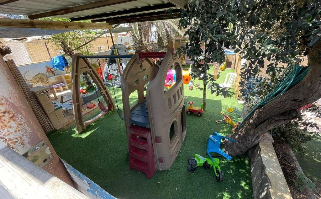 Игровая площадка в яслях הגן בבאר שבע