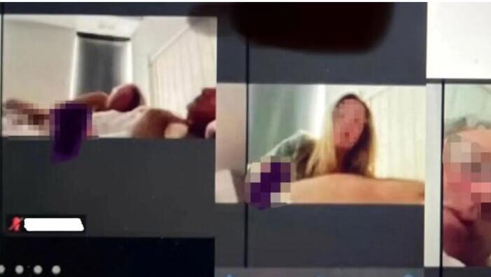 הניו-יורק פוסט פרסם צילום מסך מטושטש של הזוג מקיים יחסי מין במהלך תפילה של בית הכנסת בזום