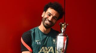 מוחמד סלאח עם התואר