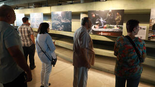 אירוע התרמה לאוקראינה עם פתיחת התערוכה של החומרים של זיו קורן ורונן ברגמן מהמלחמה עם רוסיה
