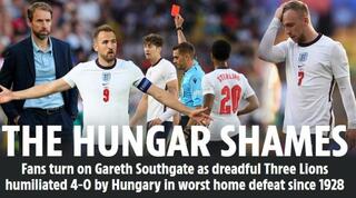 "משחקי הבושה": כותרת הסאן לאחר התבוסה של הנבחרת האנגלית