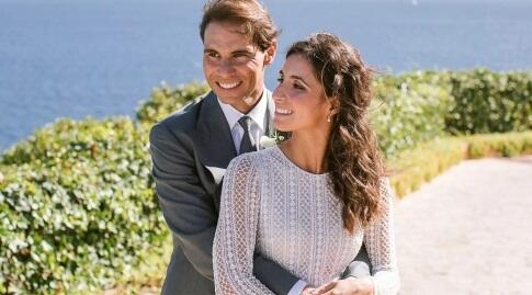 רפאל נדאל ואשתו