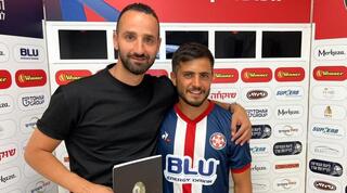 בר איבגי עם סוכנו אסף וקנין