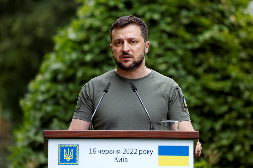 וולודימיר זלנסקי נשיא אוקראינה