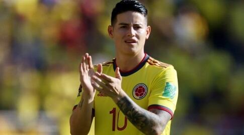 חאמס רודריגס במדי נבחרת קולומביה