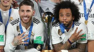 מה יעלה בגורל הטורניר? מרסלו וסרחיו ראמוס בזכייה הקודמת של ריאל מדריד