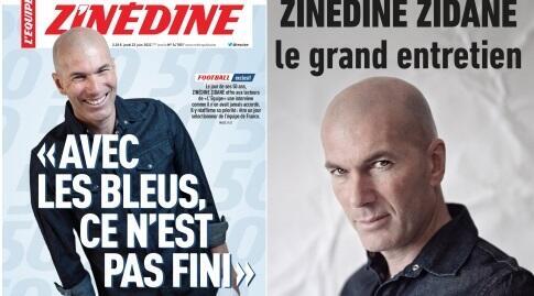 זינדין זידאן על השער ב'לאקיפ'