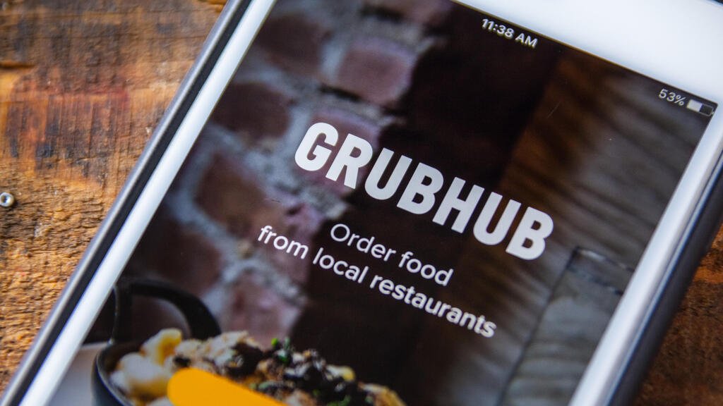 אפליקציה משלוחי מזון Grubhub אילוס אילוסטרציה