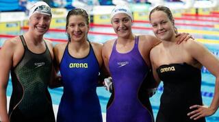 אנסטסיה גורבנקו, אביב ברזלי, דריה גולובטי ולאה פולונסקי