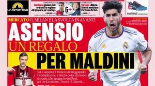 אסנסיו בכותרת ה'גאזטה'