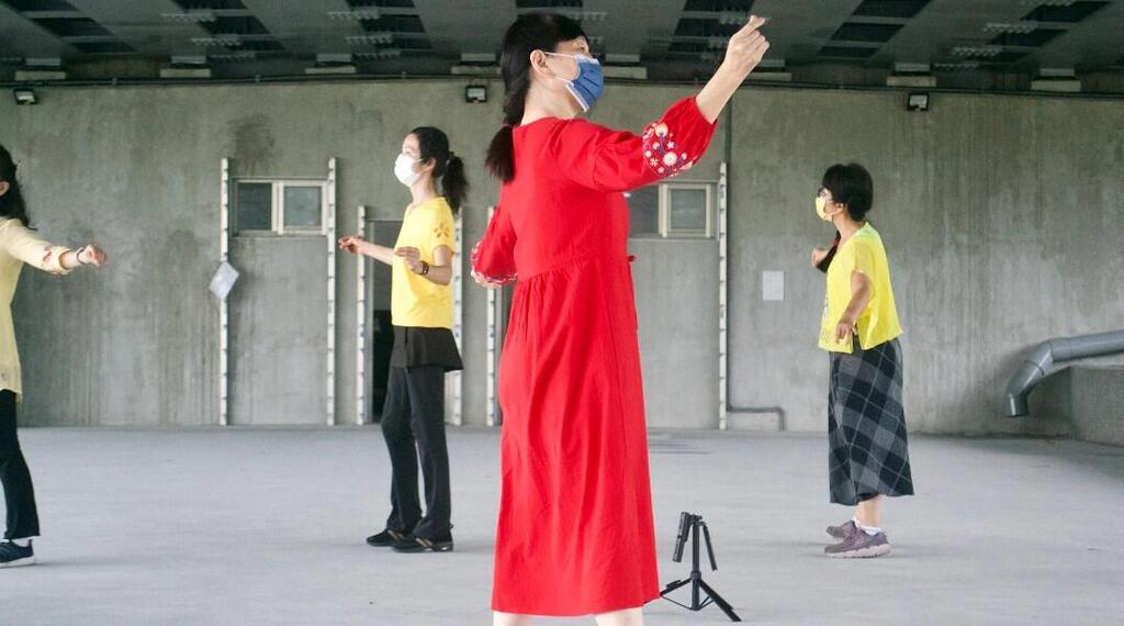 A Taiwanese dance teacher practices Israeli folk dance 